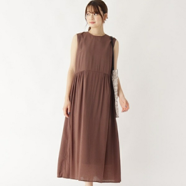 楽天市場 バックリボン切り替えロングワンピース オペークドットクリップ Opaque Clip 丸井 マルイ 楽天市場店