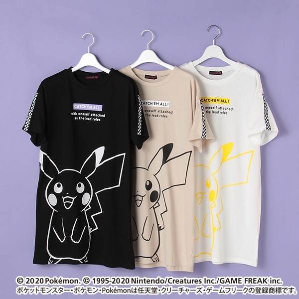 楽天市場 ポケモン ビックプリントtシャツワンピース ラブトキシック Lovetoxic 丸井 マルイ 楽天市場店