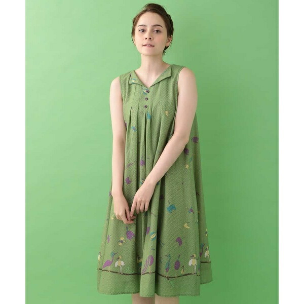 当店一番人気 ワンピース ａｖｅ ｍｉｇｒａｔｏｒｉａ 渡り鳥プリントワンピース ホコモモラ Jocomomola Dgb Gov Bf