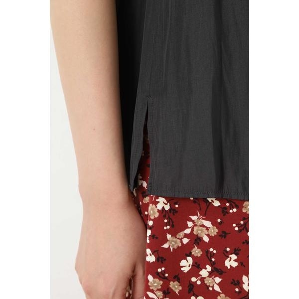 楽天市場 割繊サテンギャザーブラウス ナチュラルビューティーベーシック Natural Beauty Basic 丸井 マルイ 楽天市場店