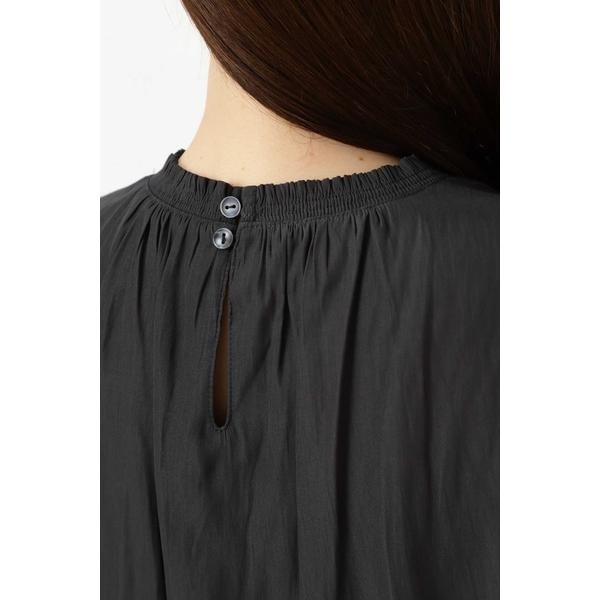 楽天市場 割繊サテンギャザーブラウス ナチュラルビューティーベーシック Natural Beauty Basic 丸井 マルイ 楽天市場店