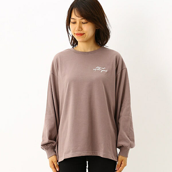 楽天市場 手書きフラワーロゴロングtシャツ イング Ingni 丸井 マルイ 楽天市場店