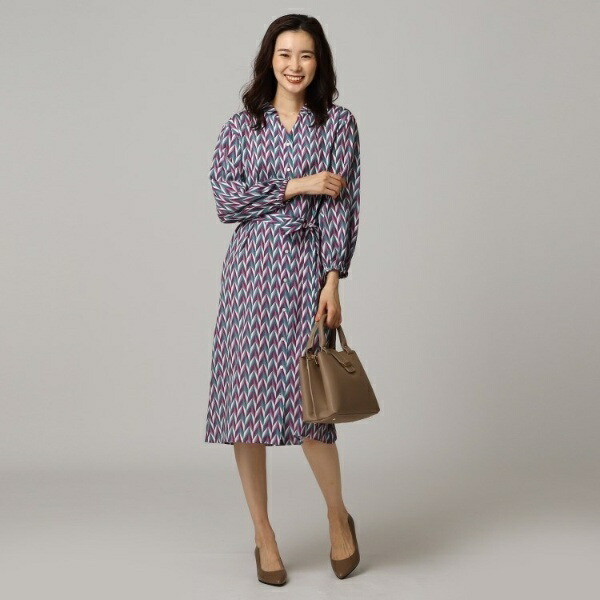 Sale 洗える ワンピース ワンピース Rattiアロープリントワンピース アンタイトル 丸井 マルイ 店