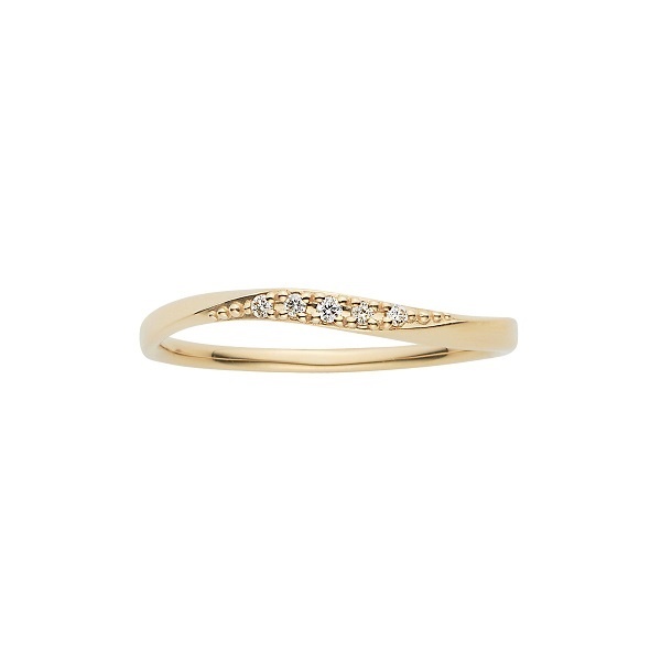 ヴァンドーム青山♡D0.20CT✨プラチナリボンダイヤモンドリング AJAR0154__DI ダイヤモンド リボン リング｜リング・指輪