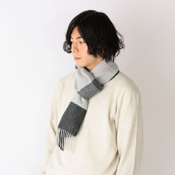 春の最新作 送料無料 シップス エニィ メンズ Ships Any ｓｈｉｐｓ ａｎｙ カシミヤ パネルマフラー 当店人気の限定モデルが再々々入荷 Www Iacymperu Org
