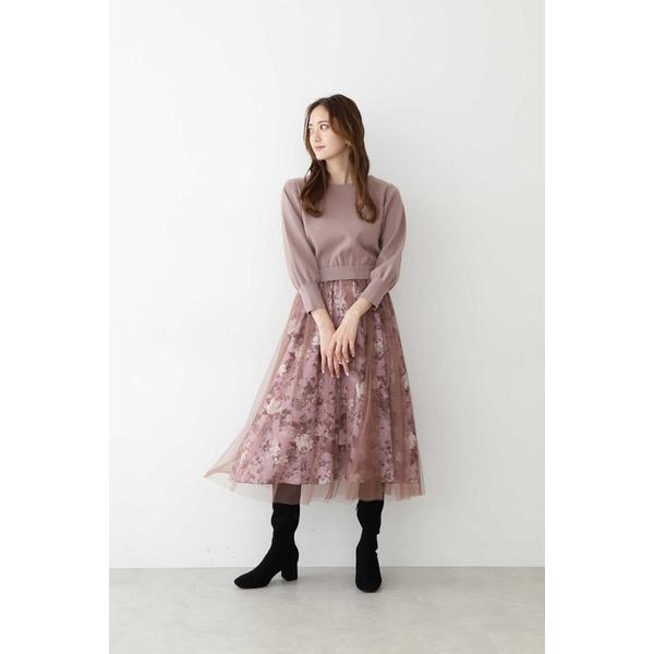 楽天市場 レイヤードチュールドッキングワンピース ジルバイジルスチュアート Jill By Jillstuart 丸井 マルイ 楽天市場店