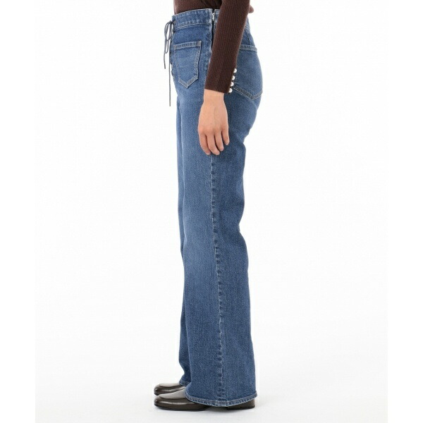 楽天市場 レースアップデニムパンツ グレースコンチネンタル Grace Continental 丸井 マルイ 楽天市場店