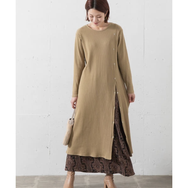 楽天市場 ボタンスリットリブワンピース アーバンリサーチ サニーレーベル 丸井 マルイ 楽天市場店