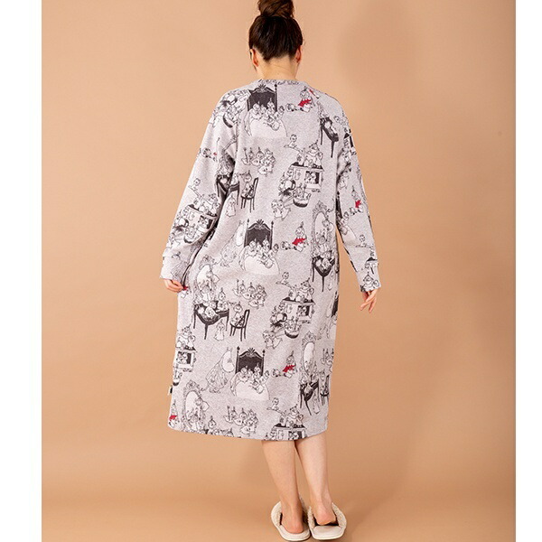 Amour Moomin ムーミン ミイと兄弟達 レディース ダブルジャカード ワンピース アムール Amour Beregszaszietterem Hu