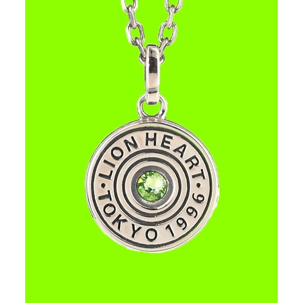 LH for Gift バースドロップネックレス/8月ペリドットカラー/シルバー925／ライオンハート（LION HEART）