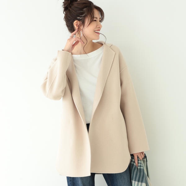 楽天市場 ｂｅａｍｓ ｌｉｇｈｔｓ ラムウール リバー ショート コート ビームス ライツ レディース Beams Lights 丸井 マルイ 楽天市場店