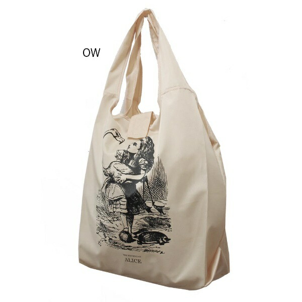 楽天市場 アリス柄タフタエコバッグ ラ ルイス アリス 丸井 マルイ 楽天市場店