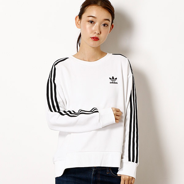 楽天市場 アディダス オリジナルス トレーナ 3 ストライプ エーライン スウエットシャツ アディダス オリジナルス Adidas Originals 丸井 マルイ 楽天市場店