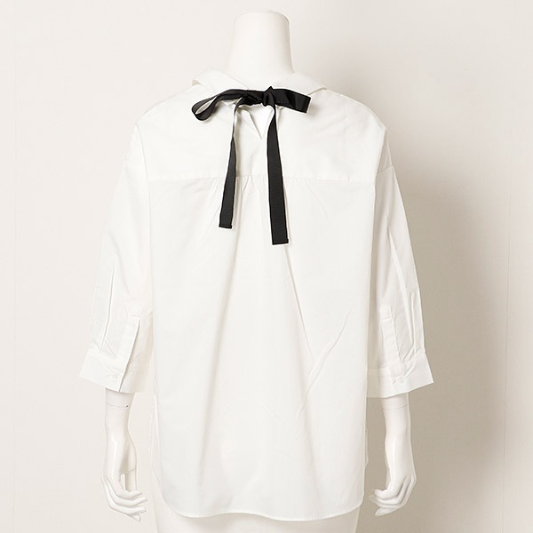 楽天市場 大きいサイズ グログランバックリボンブラウス アースミュージック エコロジー大きいサイズ Earthmusic Ecology 丸井 マルイ 楽天市場店