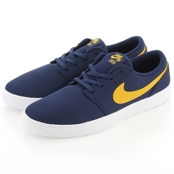 blue and yellow nike sb