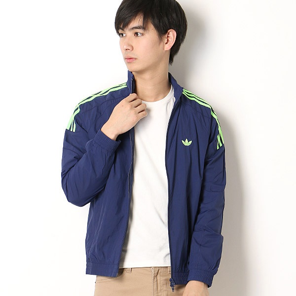 adidas originals track top blue