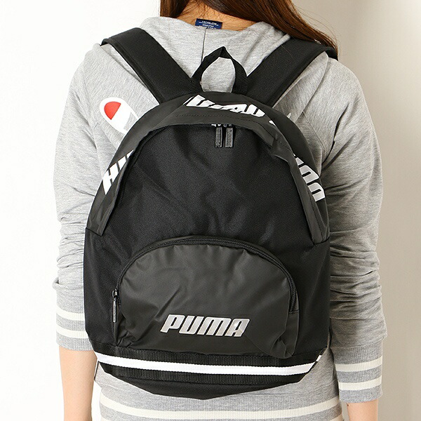 puma black casual backpack