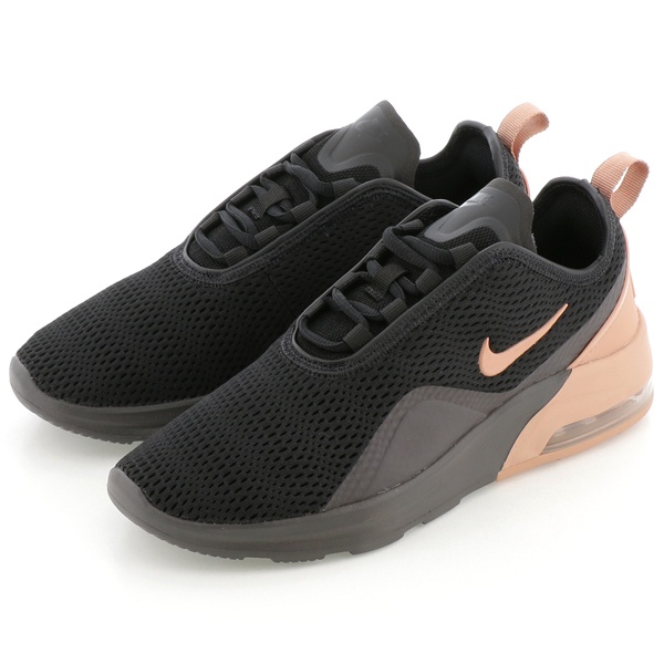 nike air max motion 2 women's black and rose gold