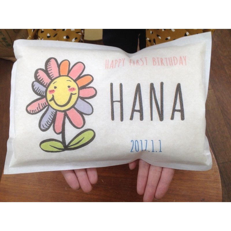 市場 １歳のお祝いに マイ １升米memory お花バージョン メモリー