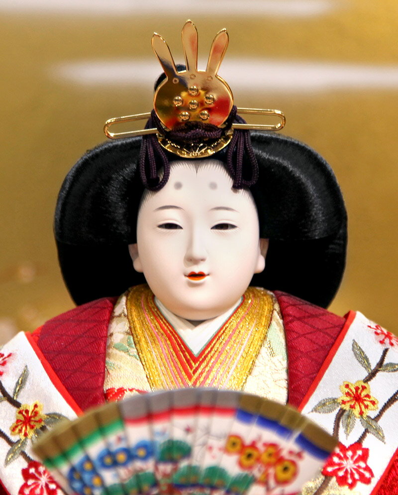 三段飾り五人飾り麗華雛西陣織金襴金彩刺繍京七番親王大三五官女桐製駿河古典蒔絵久月オリジナル頭【2022年度新作】