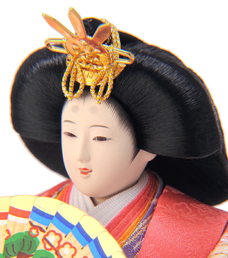 雛人形 平安義正 ひな人形 雛 コンパクト収納飾り 親王飾り 三五親王 本金彩箔押 h313-sbyg-3b-76mari 通販 