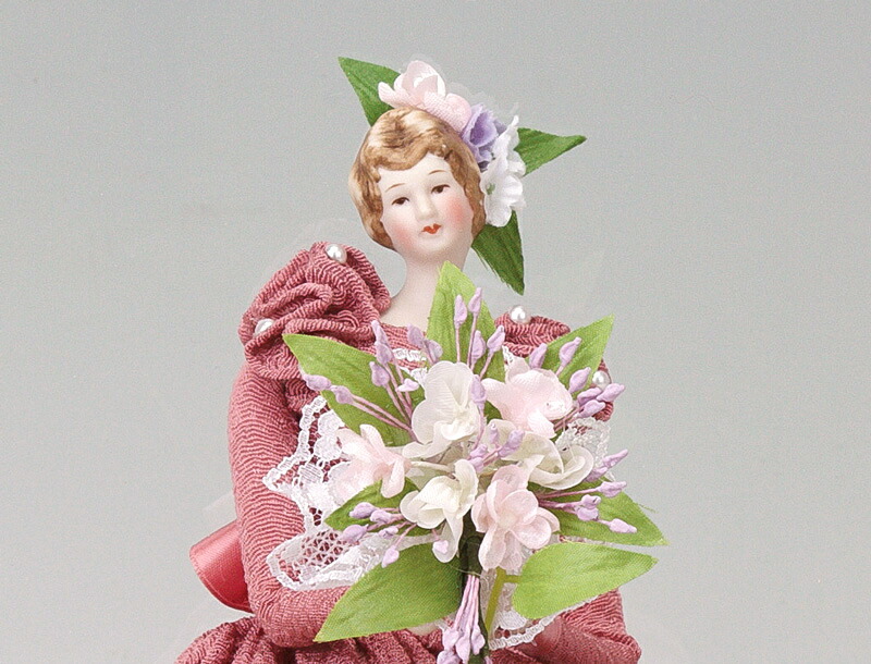 楽天市場 西洋人形 フランス人形 仏蘭西人形 ケース入り人形 寿喜代作 ビスクロマン サーモンピンク アクリルケース付 年度新作 Sk Brk34 こどもの日 雛人形 ５月人形の人形屋ホンポ