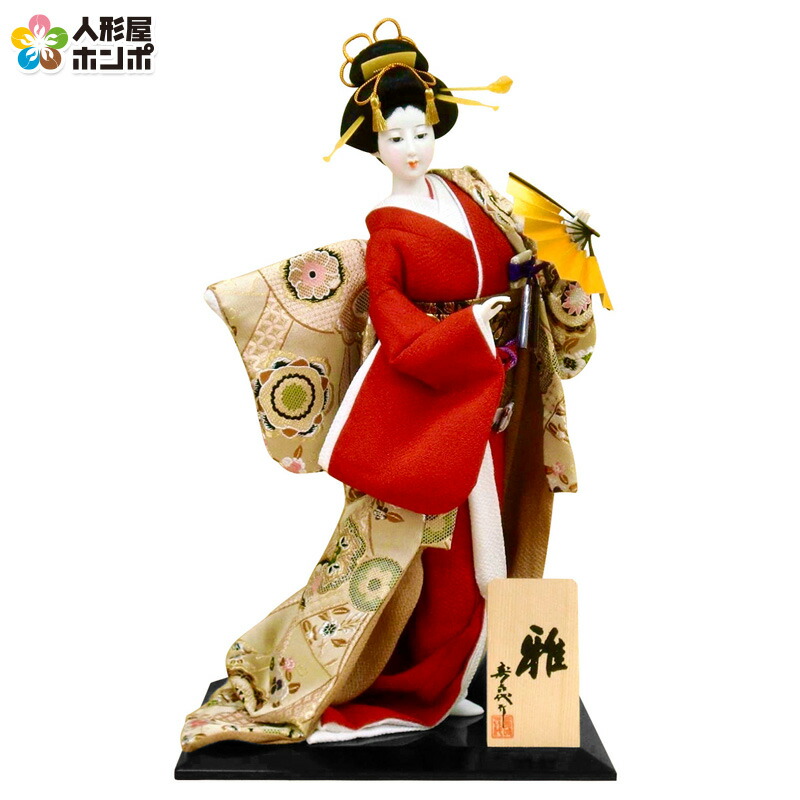 楽天市場】日本人形 尾山人形 人形単品 寿喜代作 末広 金らん 12