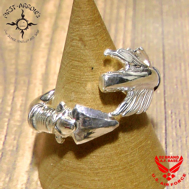 楽天市場】ポイント2倍!!ファーストアローズ矢じりK18 リング Sサイズ