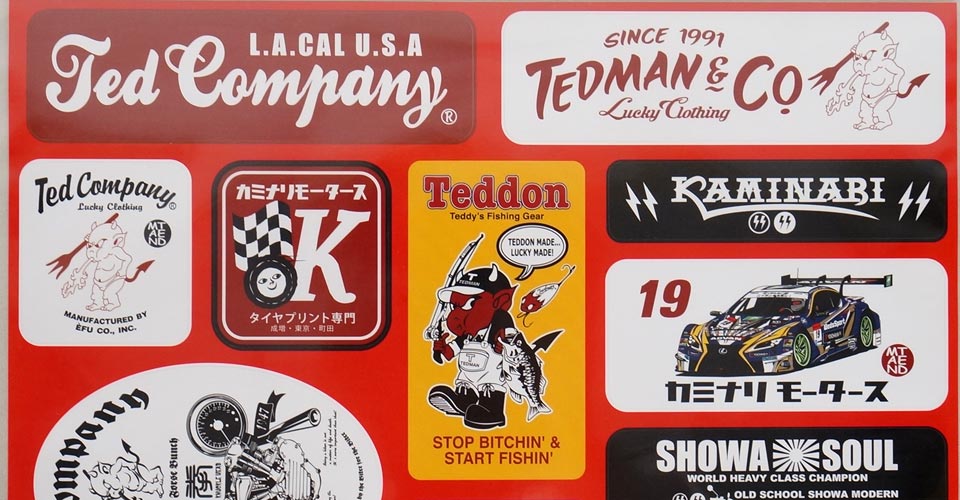 02brand Ted Man Sticker Tedman Thunder Kaminari Tss 5000