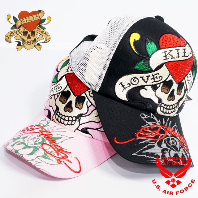 Amazon.co.jp: エドハーディー Ed Hardy メッシュキャップ