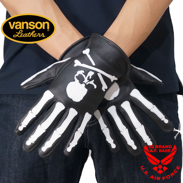 Mサイズ バンソン X-Ray ボーン グローブ 骨 楽天市場】バンソン VANSON レザーグローブ ローパー Xレイ
