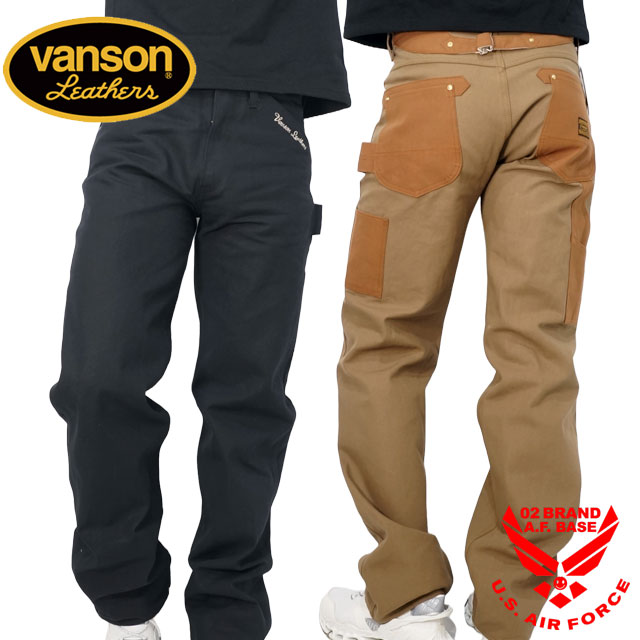 バンソン ロゴタイプ刺しゅう ぺインター 細工物ズボン下 メンズ 新作2025年模範例 VANSON nvbl-301b