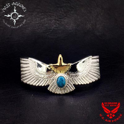 楽天市場】ポイント2倍!!ファーストアローズ ターコイズ付き 平打ち