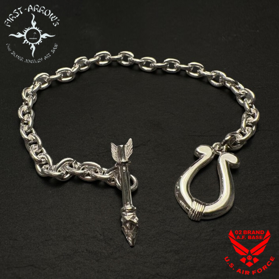 【美品】ファーストアローズ スターチェーン ブレスレット FIRST ARROW's/ファーストアローズ】「Feather Chain Bracelet”Small