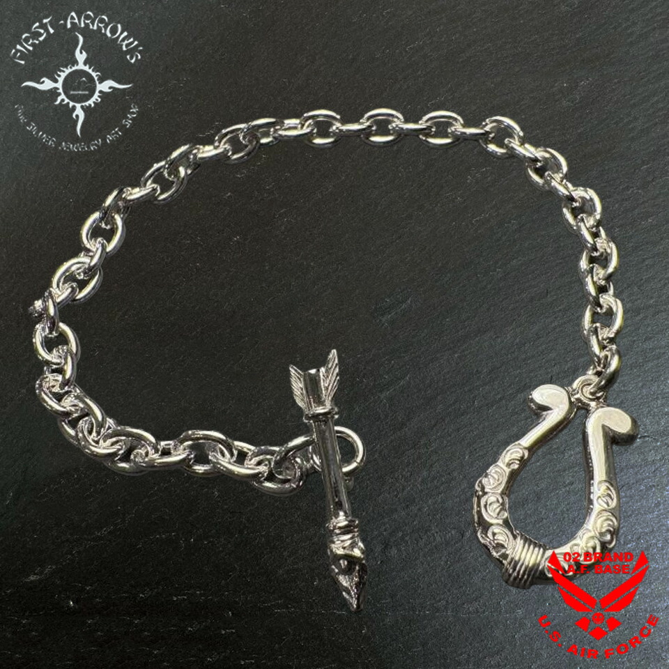 楽天市場】ポイント2倍!!ファーストアローズ K18付 唐草彫り8mm