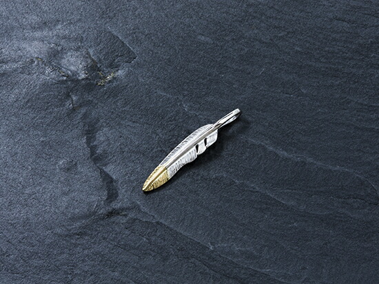 ポイント2倍!! ファーストアローズ 先金KAZEKIRIフェザー Sサイズ ペンダントトップ FIRST ARROW p-556