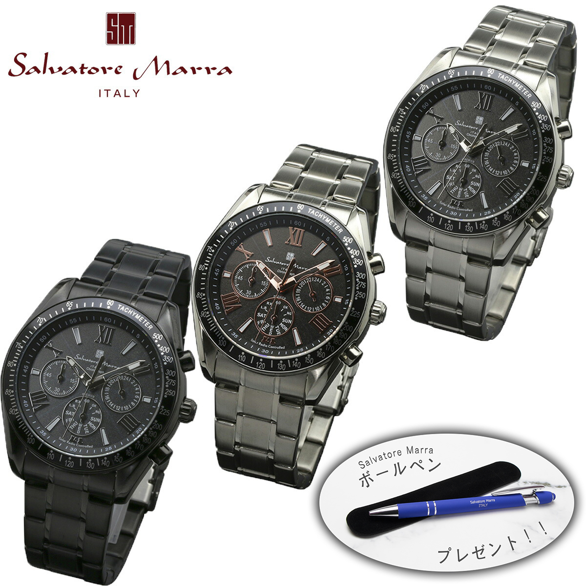 限定SALEお得 Salvatore Marra - サルバトーレマーラ 腕時計 メンズ