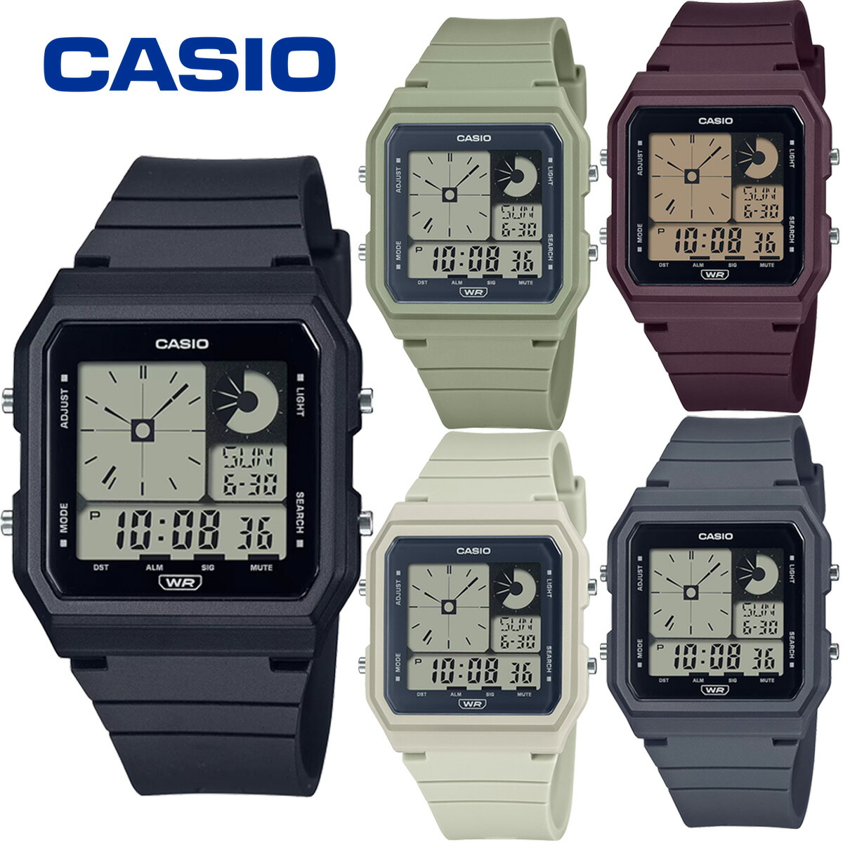 楽天市場】CASIO カシオ ユニセックス スクエア デジタル W218 楽天市場】CASIO カシオ ユニセックス スクエア デジタル W218