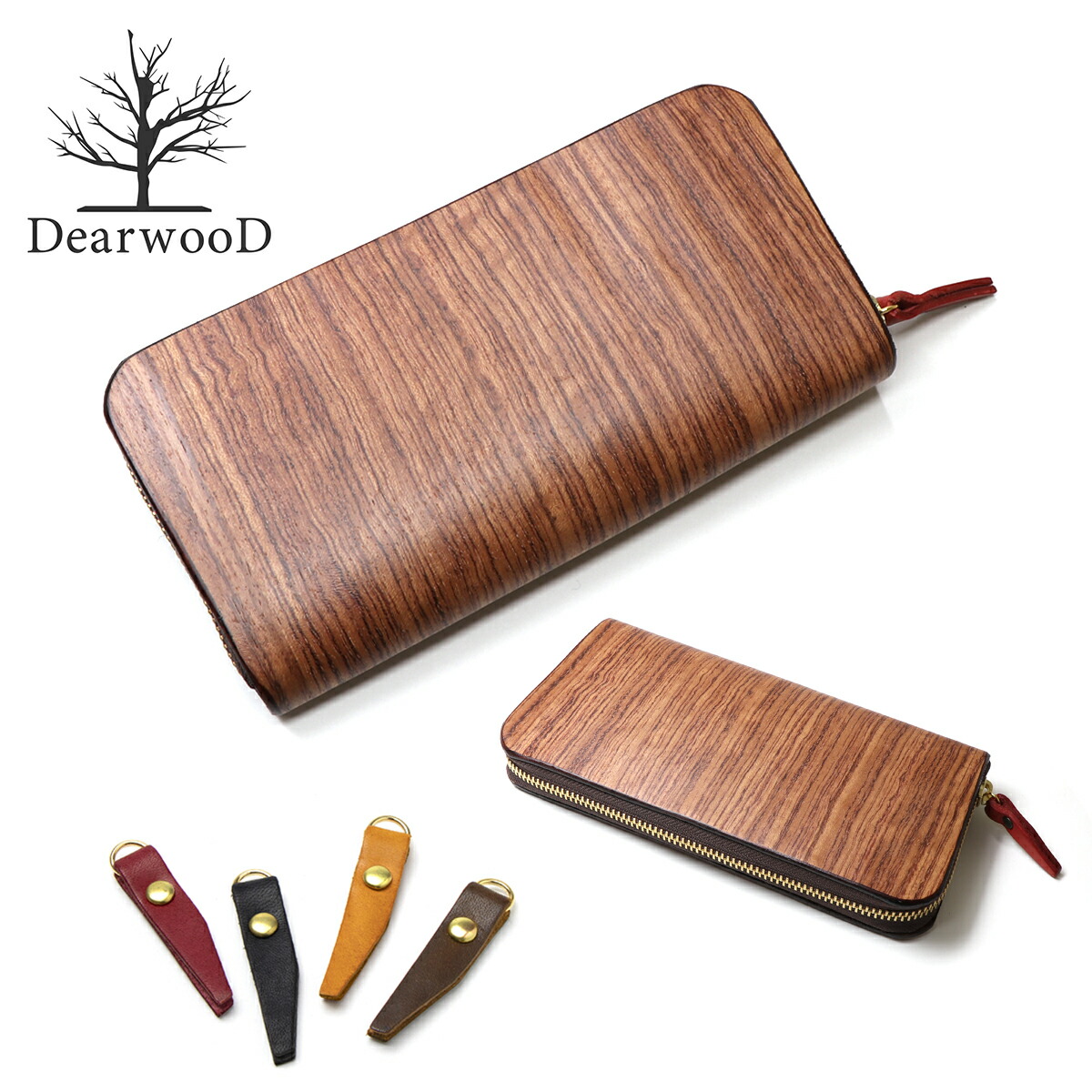 DearwooD ディアウッド gold ゴールド 木 金入れ wallet ブランド名 木製 ラウンドチャック 釣り銭入れ付き添い人 長金入れ 木の金入れ ブビンガ 木 本革 なめし革 メンズ 成人男性 気どらずに 生まれながら木 白木 ブビンガ 肌理 国産 日本製 手作り 分かりやすい 差し上げ物