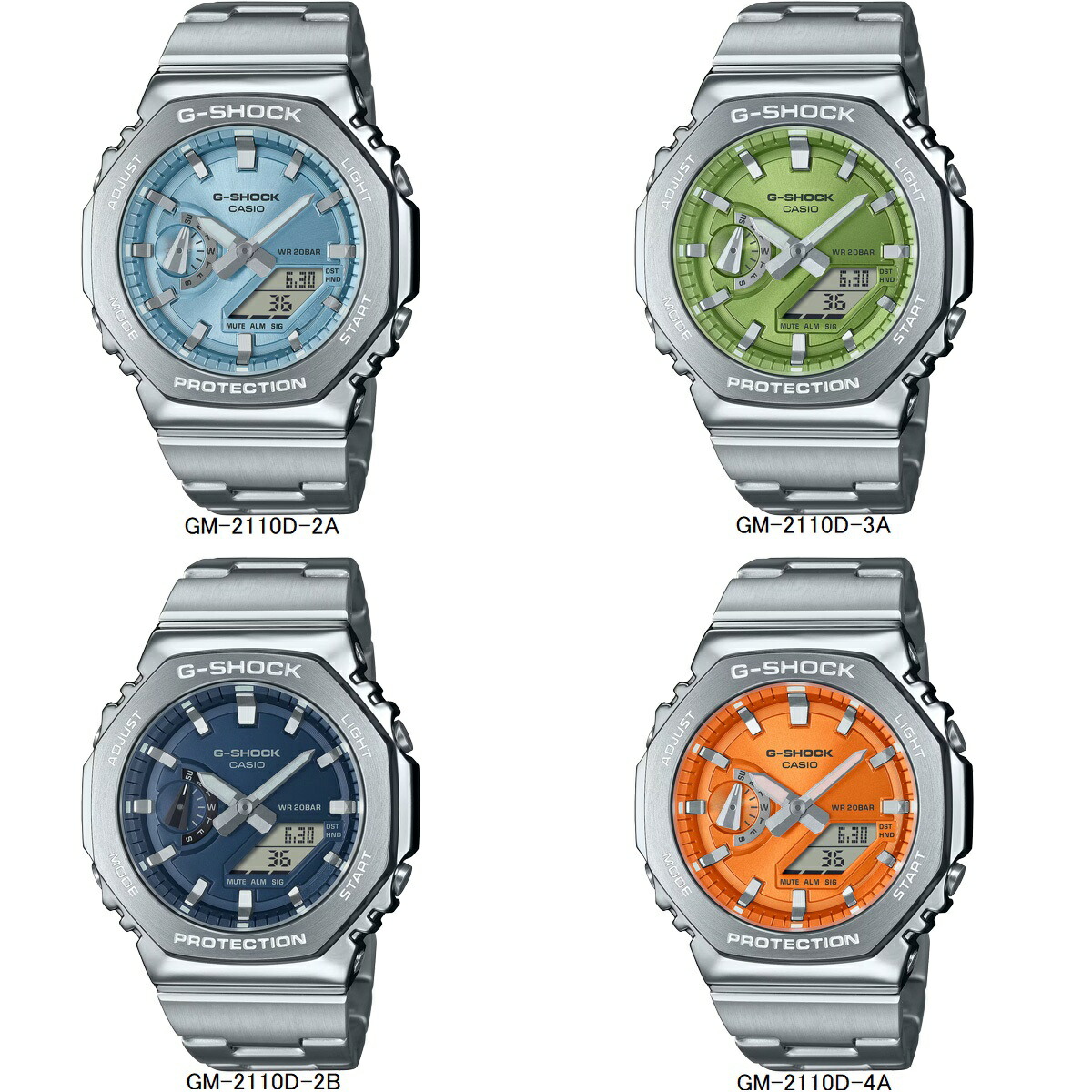 美品　GA-2110ET カシオ　 オクタゴンモデル　G-SHOCK G-SHOCK CASIO カシオ Gショック カシオーク 八角形 オクタゴン