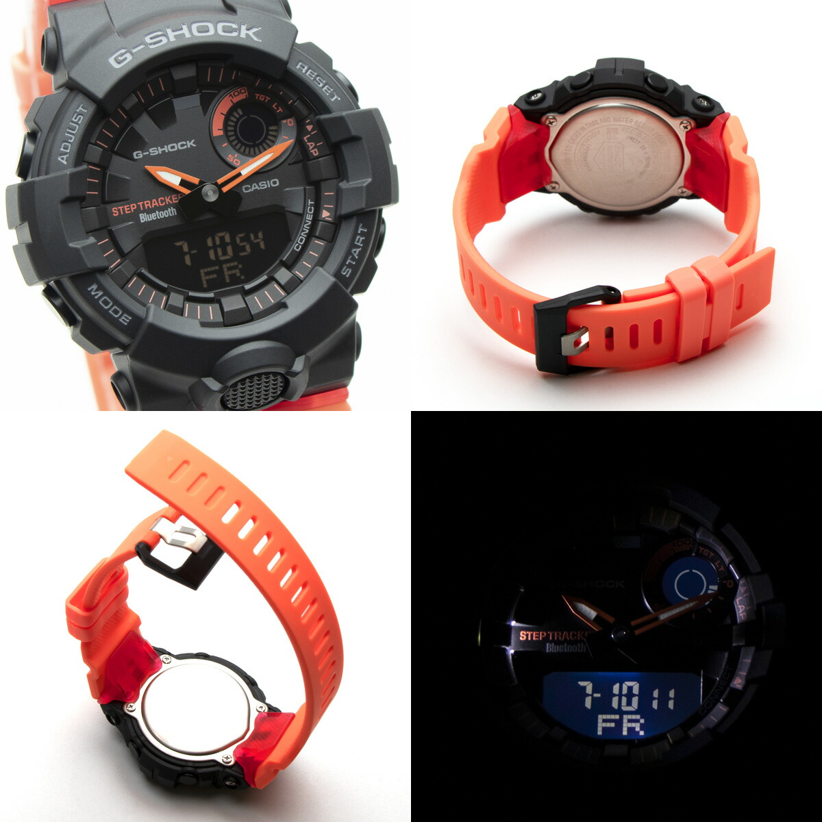 ラッピング無料 蓄電池釣換え無料 返品ok 贈り物 小さめ G Shock ジー打撃 S続き物 カシオ 粋打ち守る スマホ連動 Bluetooth スマホリンク スマホ Iphone Android Gma B800sc 1a4 黒色 紅ミカン ユニセックス 労作アウト トレイニング Gショック Jhltv Com