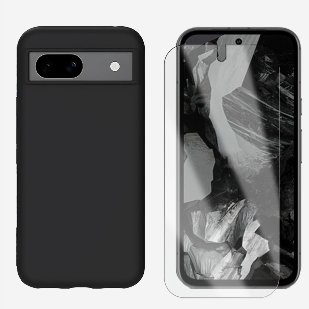楽天市場】保護フィルム付き｜Google Pixel 8A ケース 耐衝撃 黒TPU