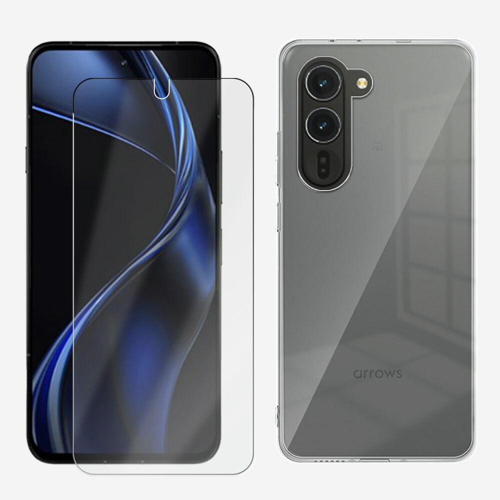 楽天市場】保護フィルム付き+透明PC カバー | Arrows Alpha M08