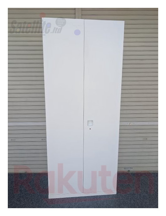 okamura レクトライン 2022年製 両開き書庫 W900&times;D400&times;H2150 フラットヒンジタイプ 鍵1個付【中古品】｜中古オフィス家具のサテライト