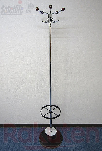 楽天市場】【中古】 秋田木工 ポールハンガー ブラウン 木製 コート