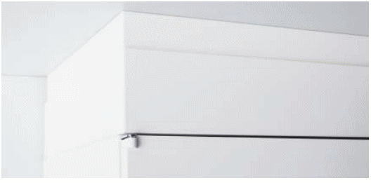 【オプションパーツ】笠木 H130-170mm イナバ Line Unit TF 壁面収納ユニット用
