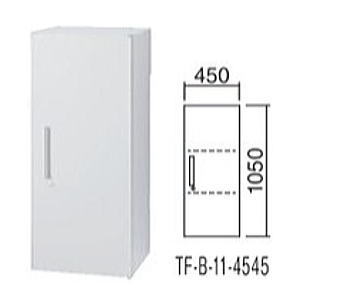 Line Unit イナバ 両開き書庫+ベースセット下置き用 W450×D450×H1100 TFシリーズ|中古オフィス家具のサテライト