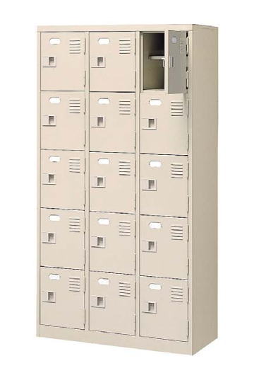 オリエント事務器産業 15人用シューズロッカー
