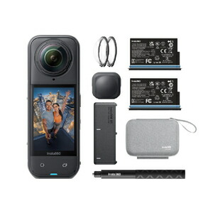 Insta360 X5 エッセンシャルキット [ブラック] 【お取り寄せ ※2ヶ月から3ヶ月見込み】｜激安家電の店　愛グループ