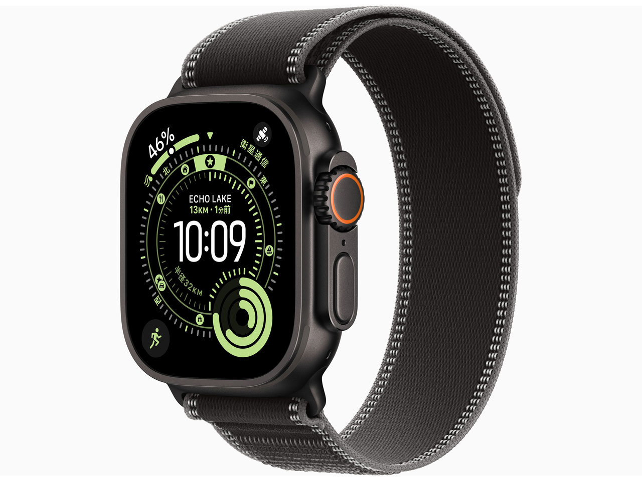 Apple Watch Ultra3 49粍 MF1H4J/A 黒いこと BKチャコールトレイルループ M/L【お取り寄せ ※1ヶ月から2ヶ月確からしさ】